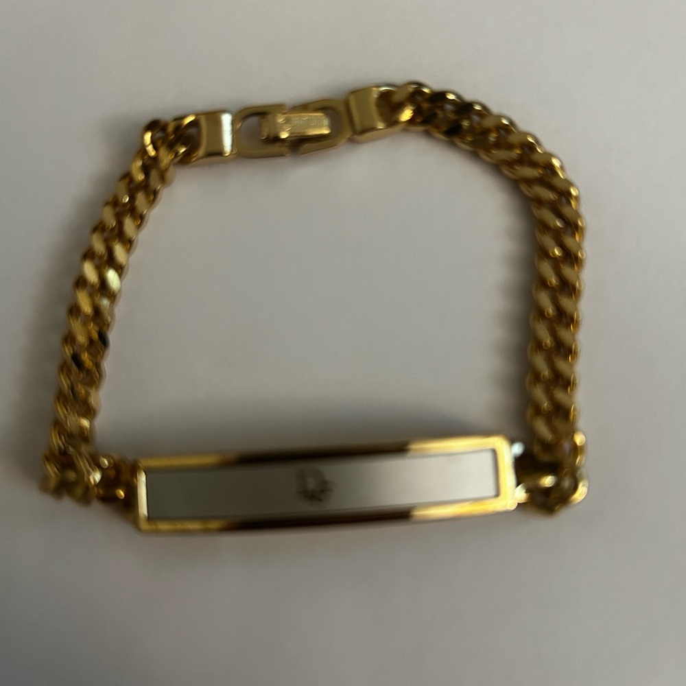 Dior Gold Chain Bracelet